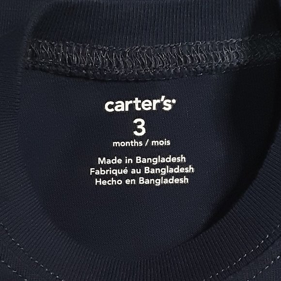 ❄️ 3m | Carter's | "Little Brother" Long Sleeved T-Shirt - Picture 3 of 4